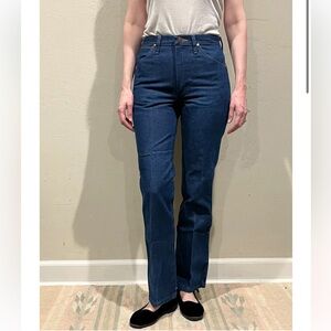 Cotton dark wash Wranglers